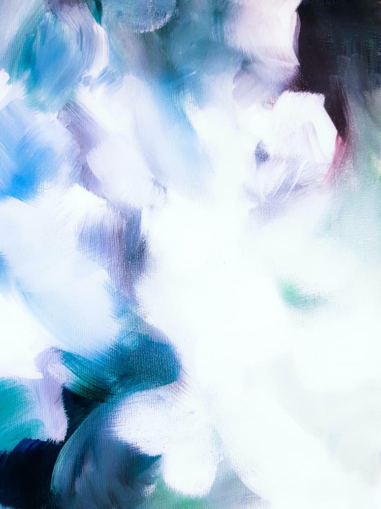 Dreamy Blue Hues by Ejaaz Haniff — canvas wall art