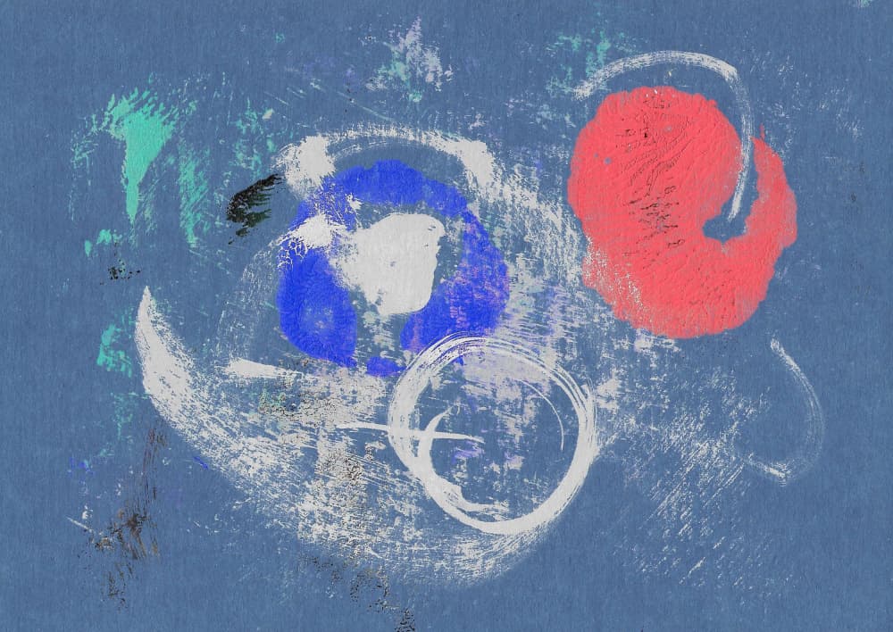 Colorful Abstract Shapes by Santhosh ch — canvas wall art