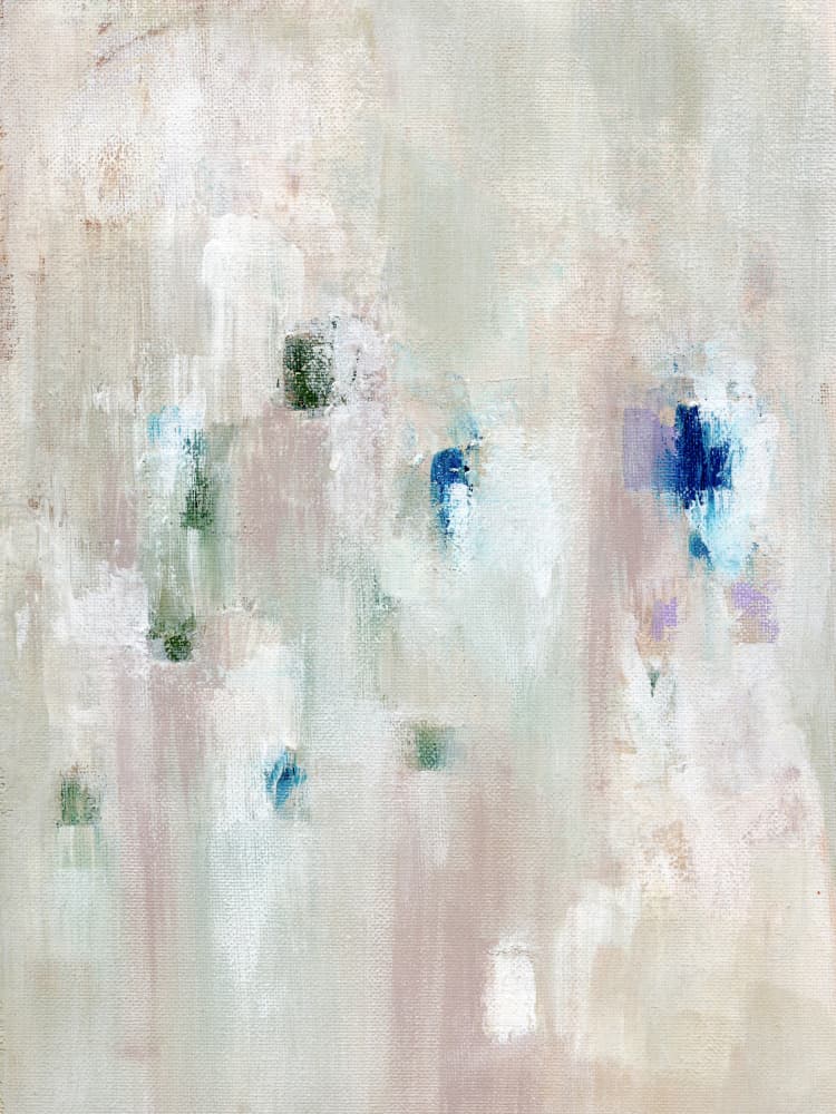 Serene Soft Abstract Strokes by Nikita Jariwala — canvas wall art