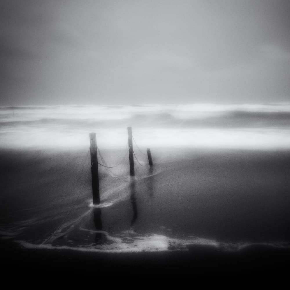 Misty Ocean Posts by Massimo Della Latta — canvas wall art