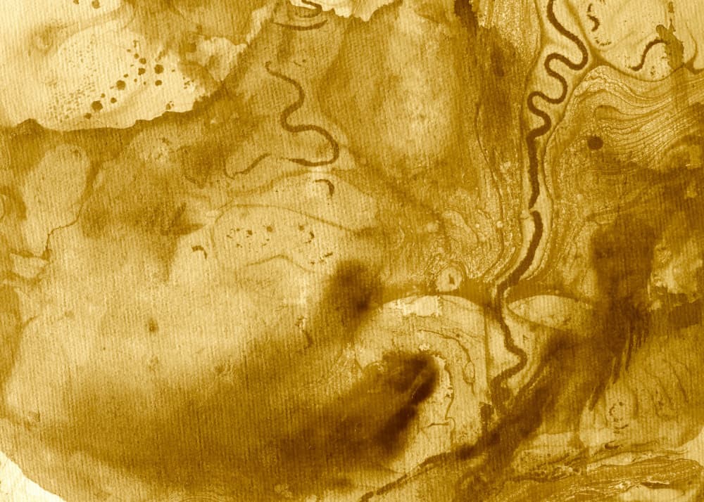 Golden Fluid Abstract by Santhosh ch — canvas wall art