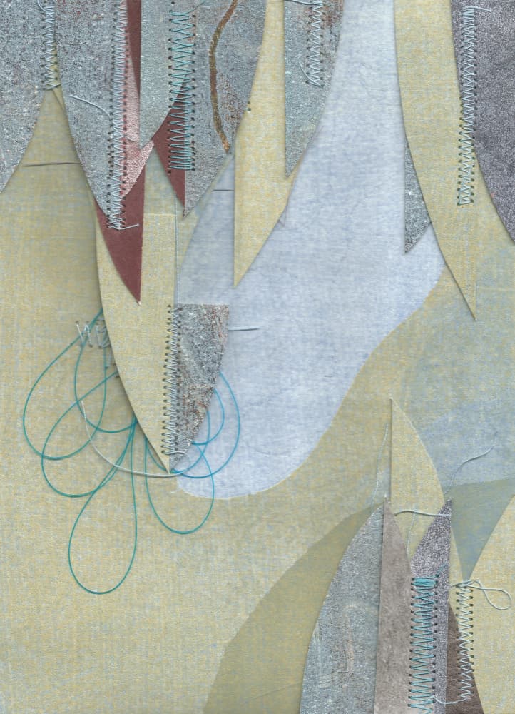 Soft Abstract Collage by Susan Smereka — canvas wall art