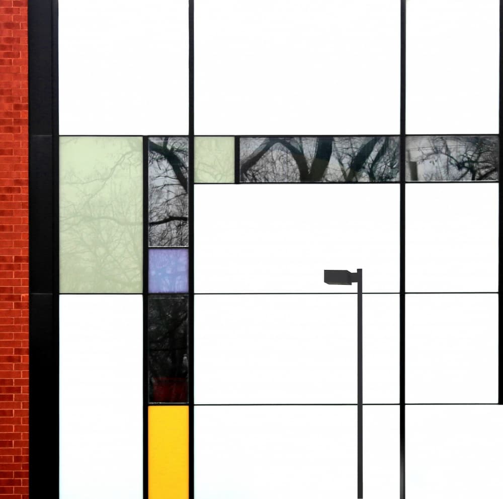 Modern Geometry Reflections by Ivan Huang — canvas wall art