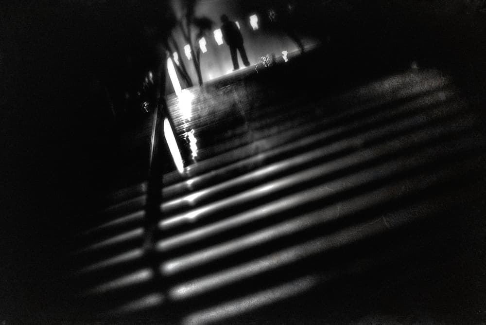Rainy Night Shadows by Teruhiko Tsuchida — canvas wall art