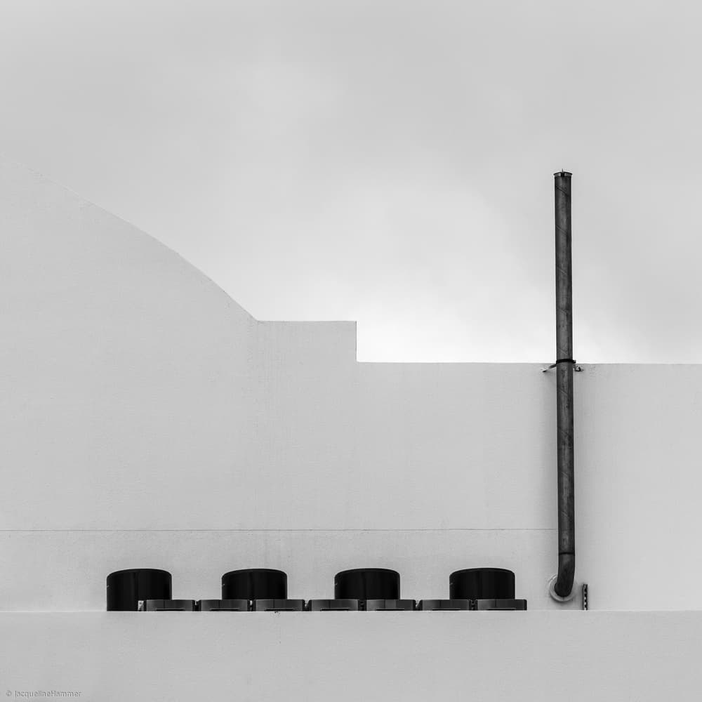 Minimal Architectural Lines by Jacqueline Hammer — canvas wall art