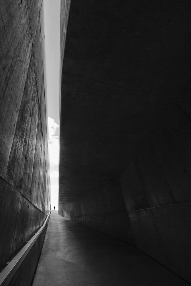 Concrete Path to Light by Filipe P Neto — canvas wall art