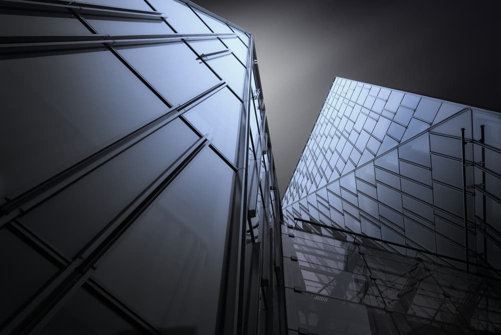 Dark Modern Architecture by Dr. Akira TAKAUE — canvas wall art