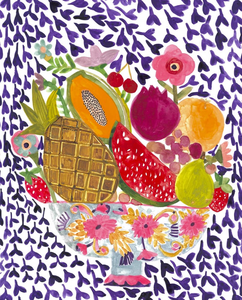 Fruitbowl by Sharon Nullmeyer — canvas wall art