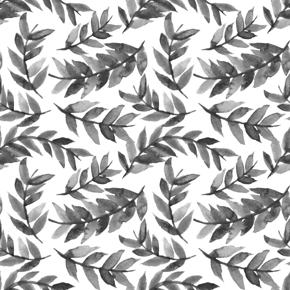Botanical Leaf Pattern by Michele Channell — canvas wall art