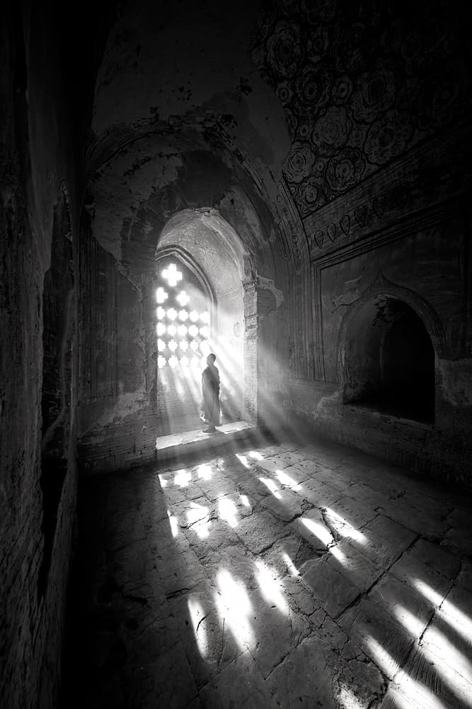 Monk in Sacred Light by Gunarto Song — canvas wall art