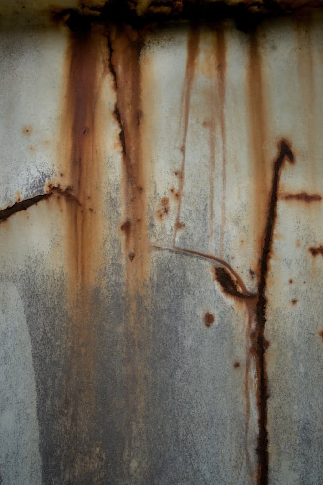 Rusted Metal Streaks by Studio Meikle — canvas wall art