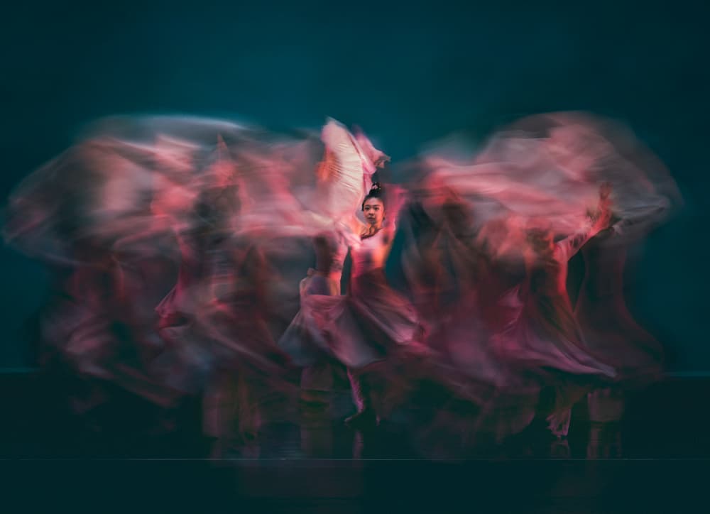 Ethereal Dance Movement by Mia Meng — canvas wall art