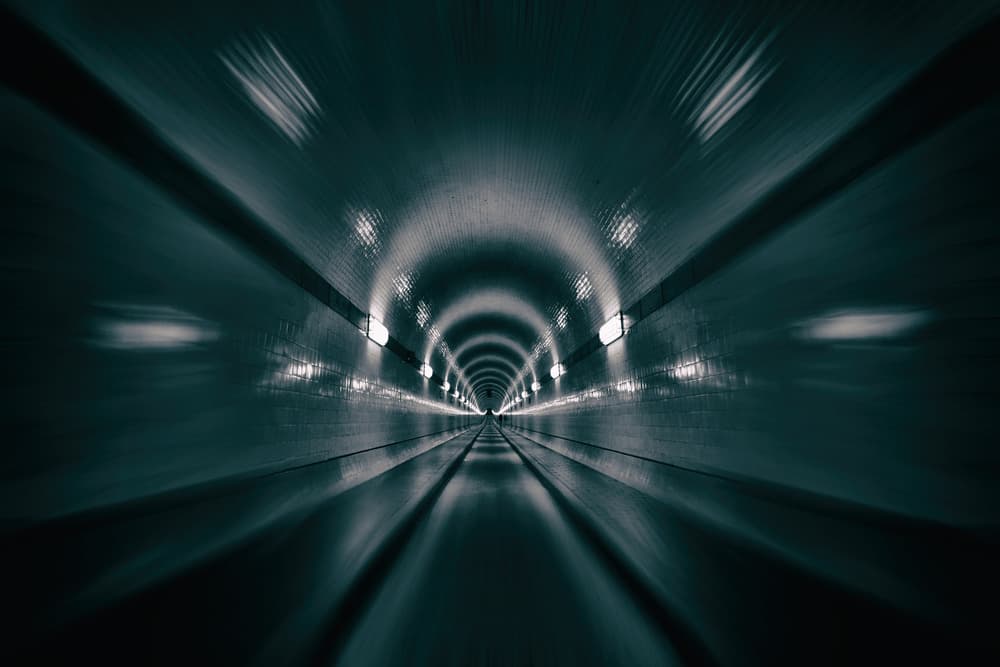 Deep Tunnel Vision by Hans-Wolfgang Hawerkamp — canvas wall art