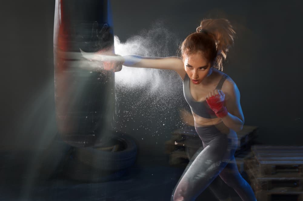 Dynamic Boxing Workout by Rawisyah Aditya — canvas wall art
