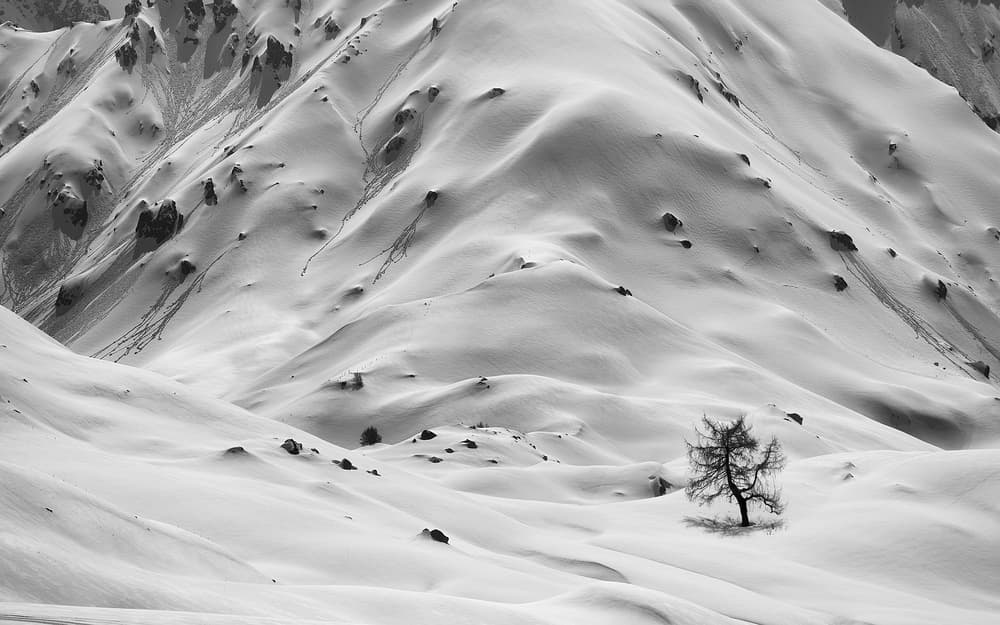 Winter Mountain Serenity by swapnil deshpande — canvas wall art
