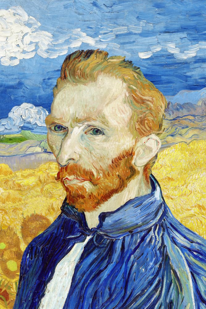 Portrait in Golden Field by Marja van den Hurk — canvas wall art