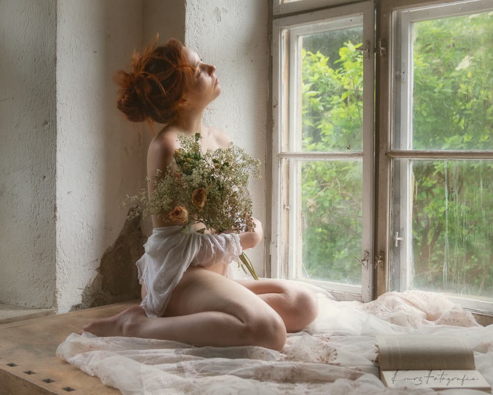 Quiet Window Serenity by Christian Kurz — canvas wall art