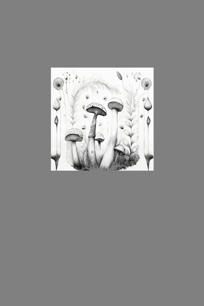 Enchanted Forest Fungi by casa cartissi — canvas wall art