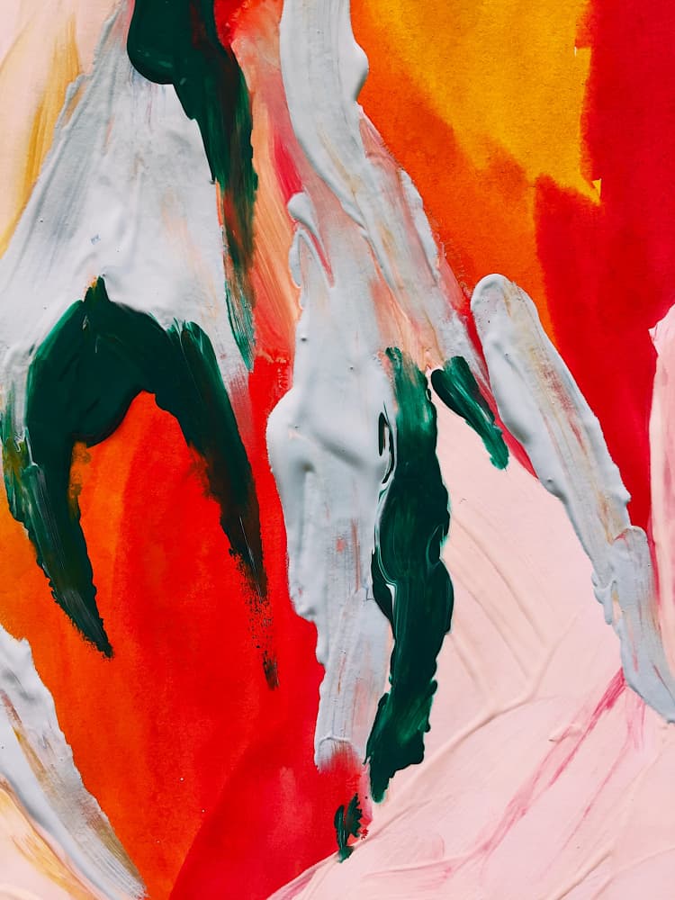 Abstract Color Splash by Ejaaz Haniff — canvas wall art