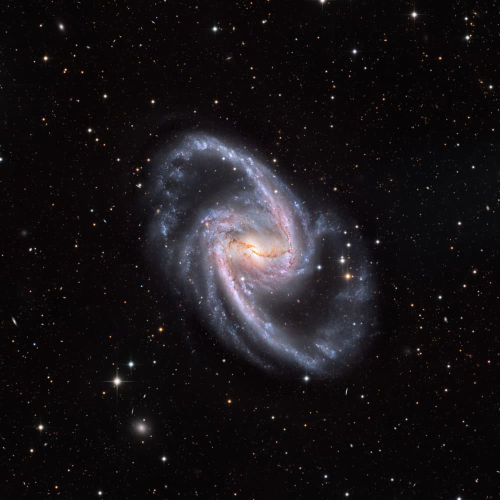Cosmic Spiral Galaxy by Vikas Chander — canvas wall art