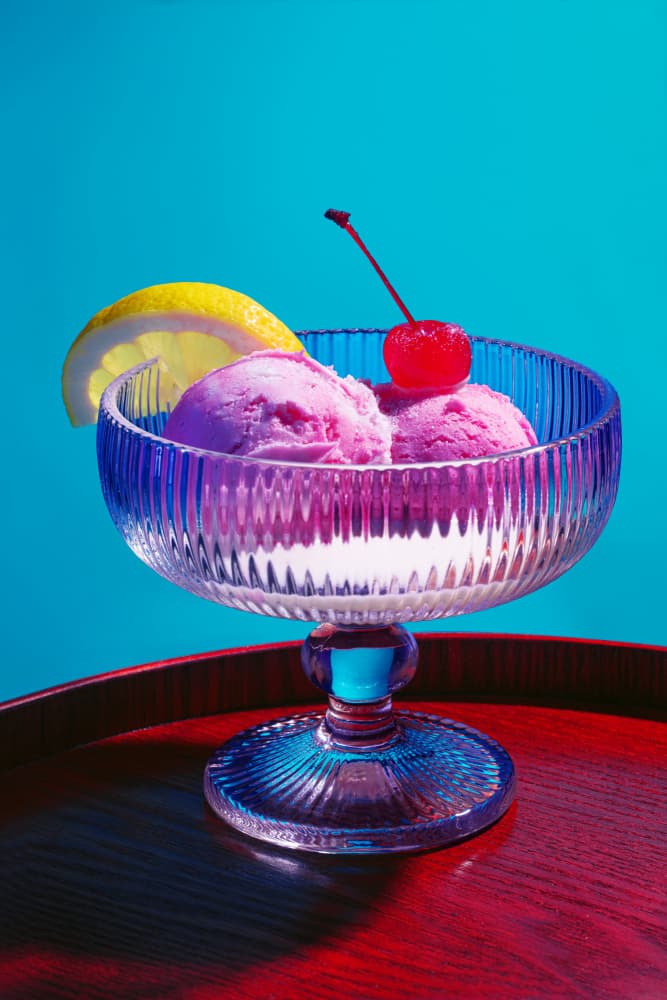 Pink Ice Cream Delight by Julia Ramiro — canvas wall art