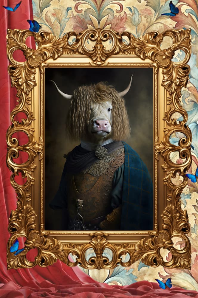 Scottish Highland Gentleman by Sue Skellern — canvas wall art