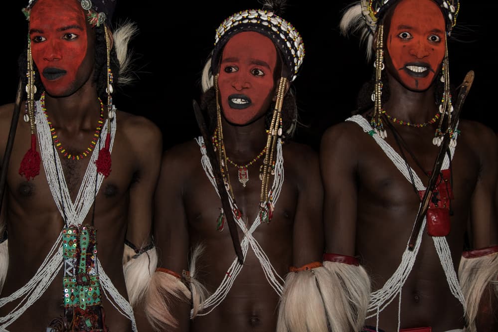 Adorned Tribal Faces by Joxe Inazio Kuesta Garmendia — canvas wall art