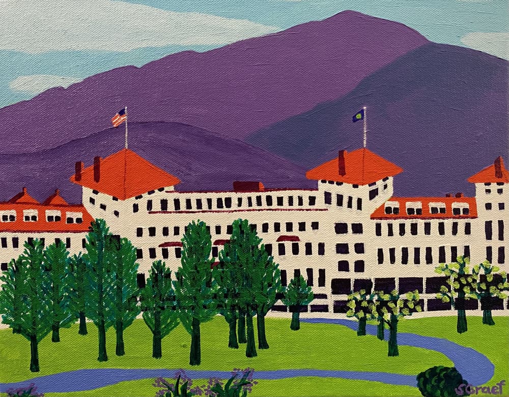 Mount Washington Hotel by Sue Graef — canvas wall art