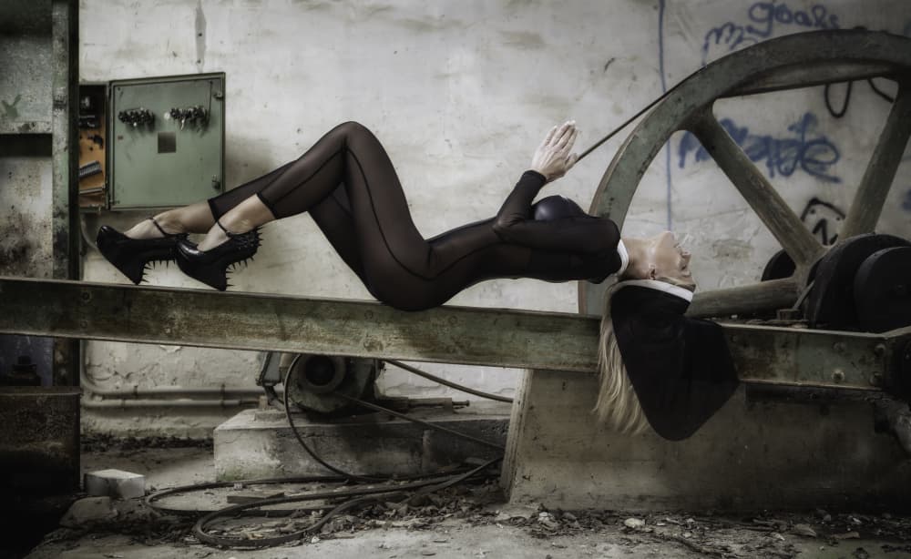 Edgy Industrial Fashion by Georgios Bero — canvas wall art