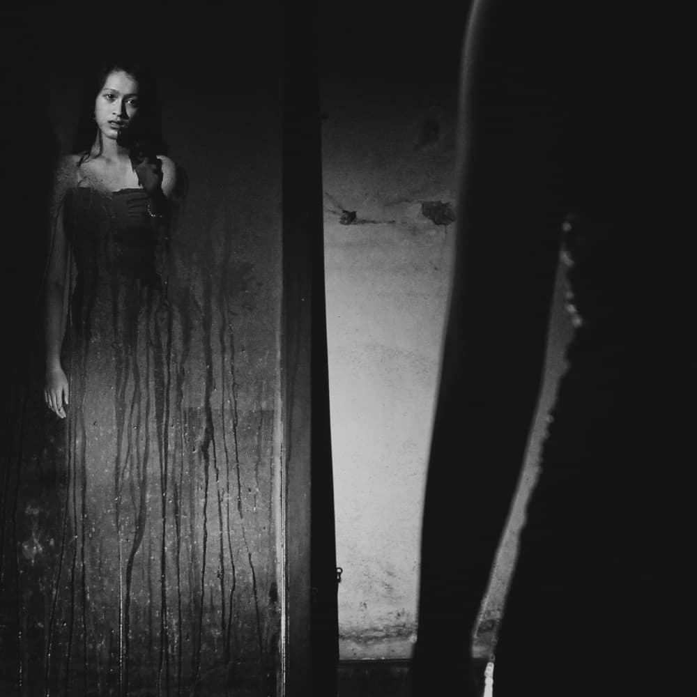Mysterious Woman in Shadows by Jay Satriani — canvas wall art