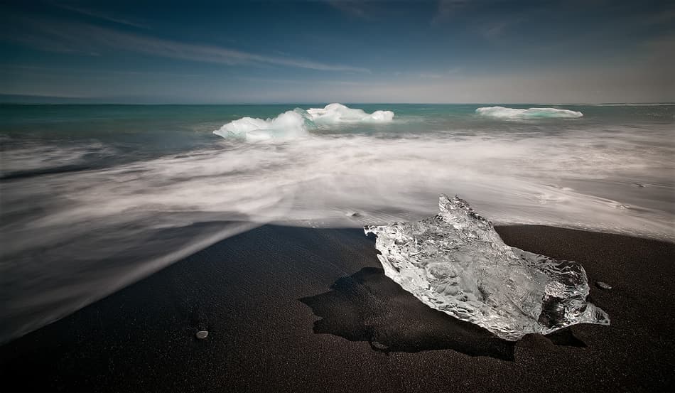 Crystal Ice Beach by Raymond Hoffmann — canvas wall art
