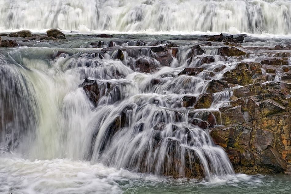 Rushing Waterfall Serenity by Jure Kravanja — canvas wall art