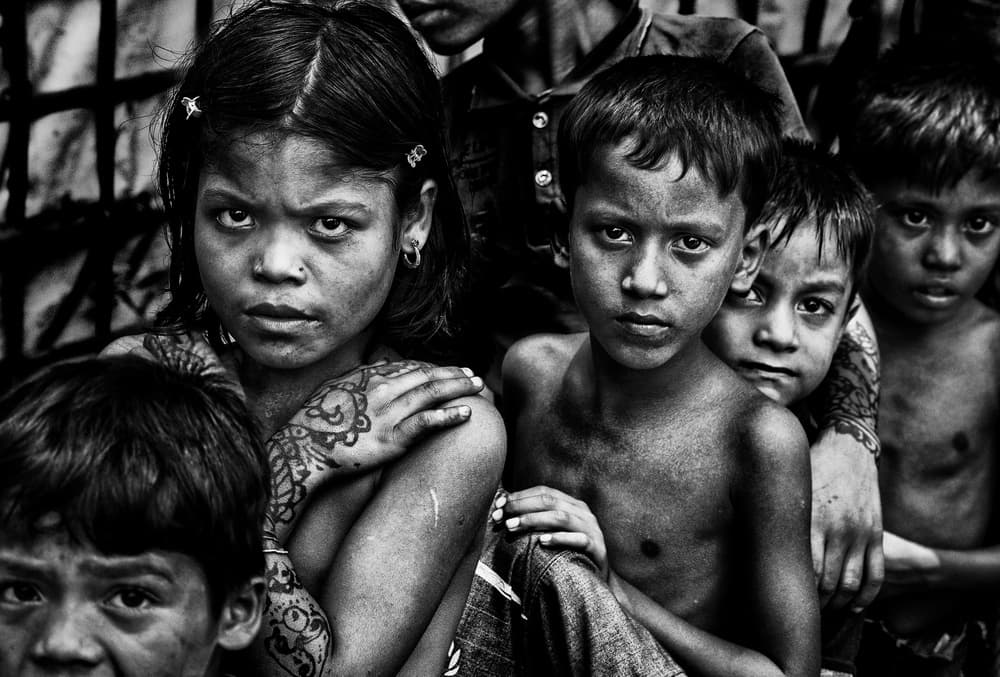 Children's Intense Gaze by Joxe Inazio Kuesta Garmendia — canvas wall art