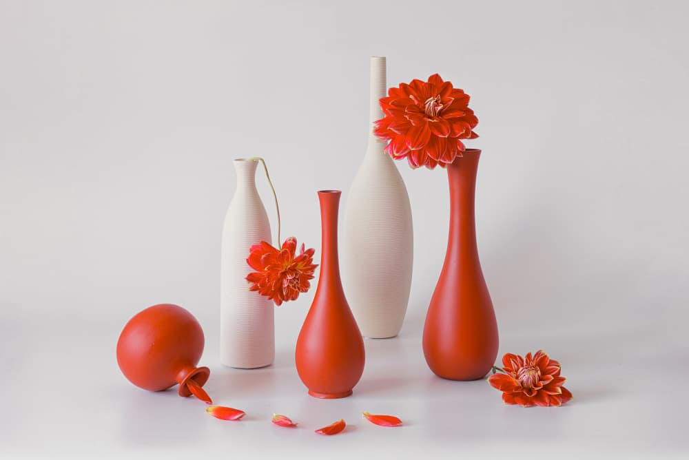 Modern Floral Still Life by Lydia Jacobs — canvas wall art