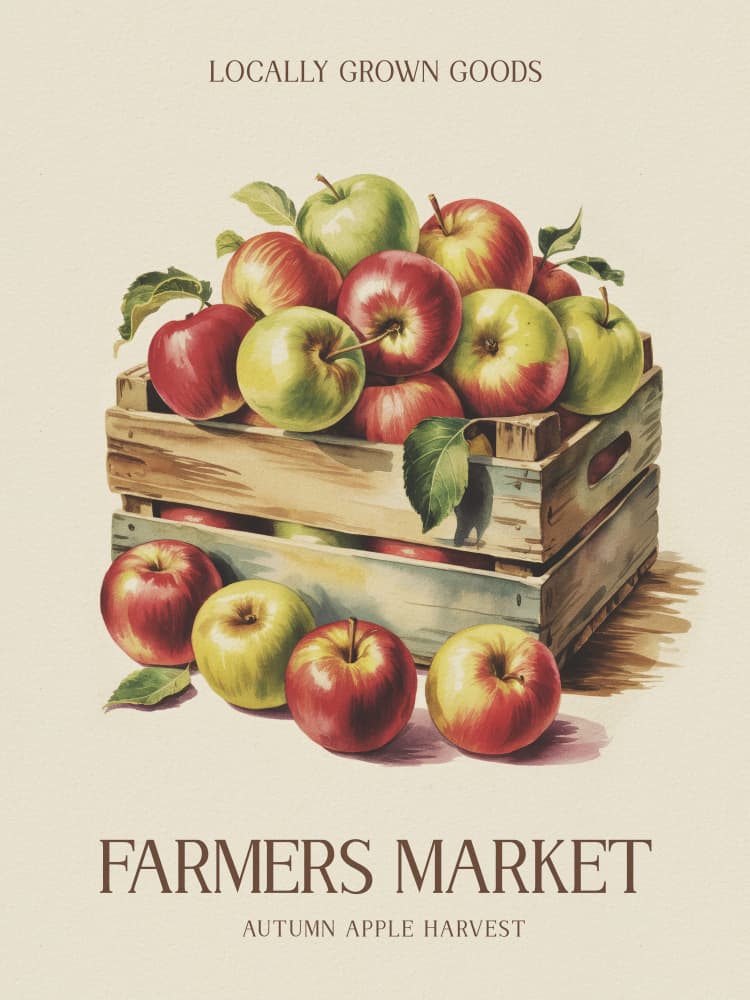Autumn Apple Harvest by Andreas Magnusson — canvas wall art