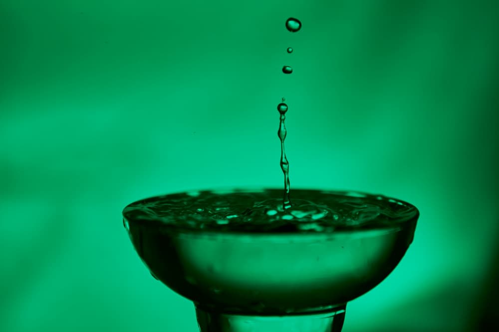 Falling Emerald Water by Vladislav Danilov — canvas wall art