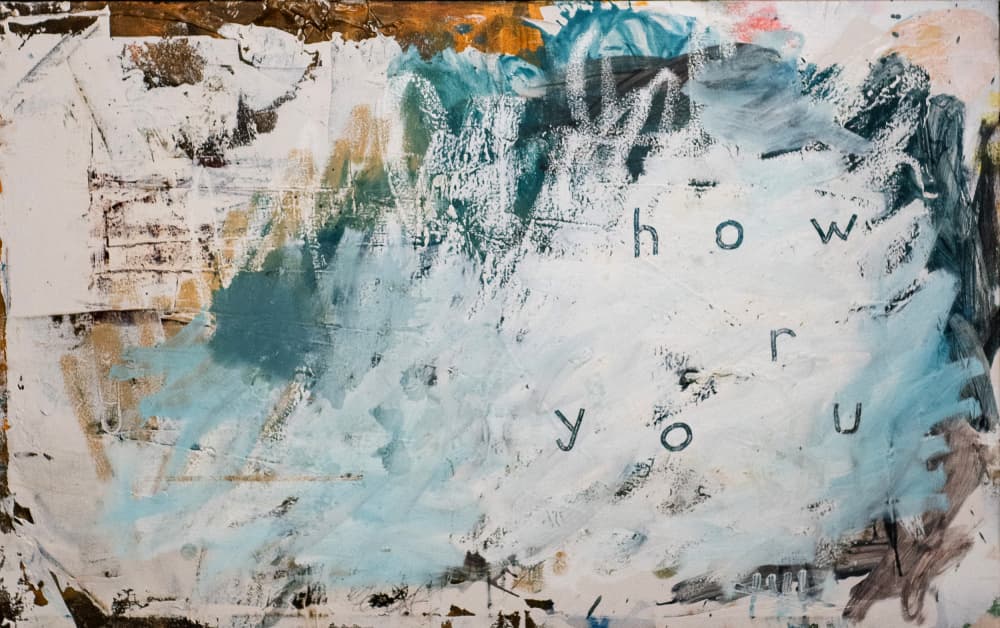 How R You Abstract by kent youngstrom — canvas wall art