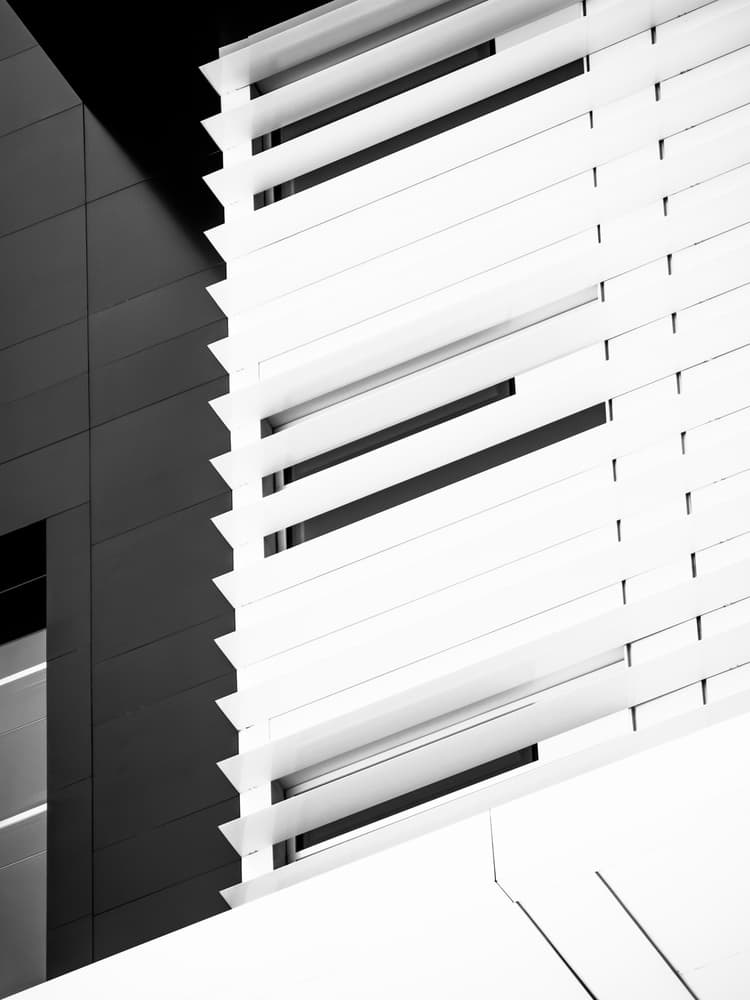 Architectural Lines and Shadows by Marius Surleac — canvas wall art