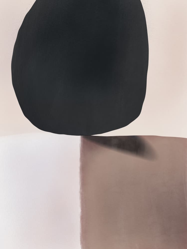 Soft Organic Forms by Little Dean — canvas wall art