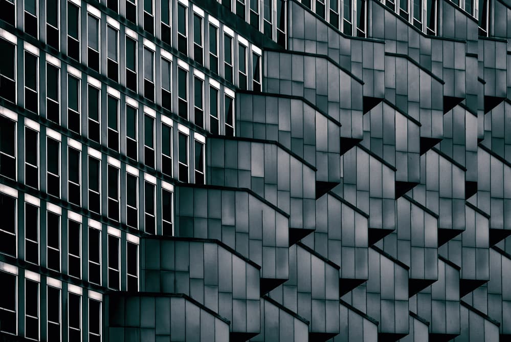 Modern Urban Geometry by Hans-Wolfgang Hawerkamp — canvas wall art