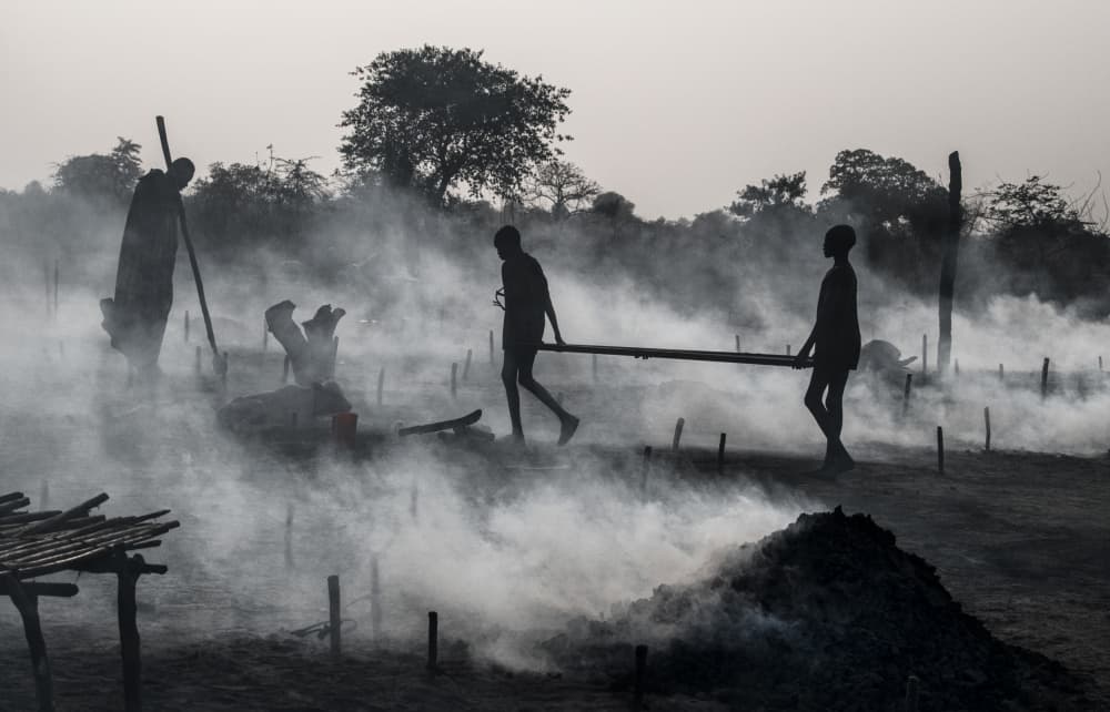 Silhouettes in Smoke by Joxe Inazio Kuesta Garmendia — canvas wall art