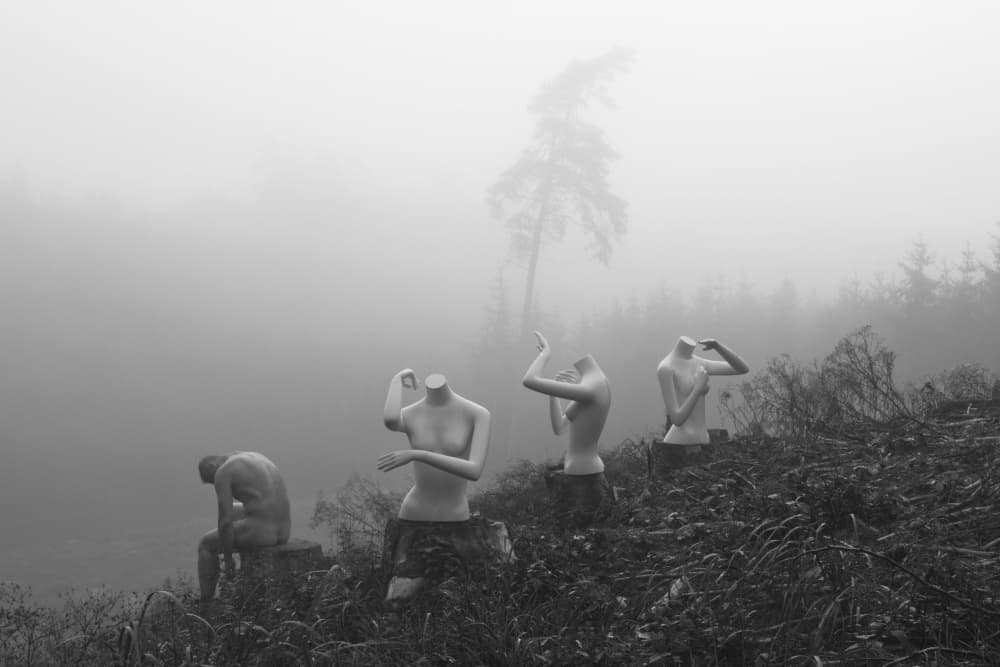 Surreal Forest Figures by Leszek Paradowski — canvas wall art