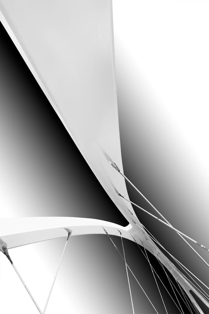 Modern Bridge Architecture by Greetje van Son — canvas wall art