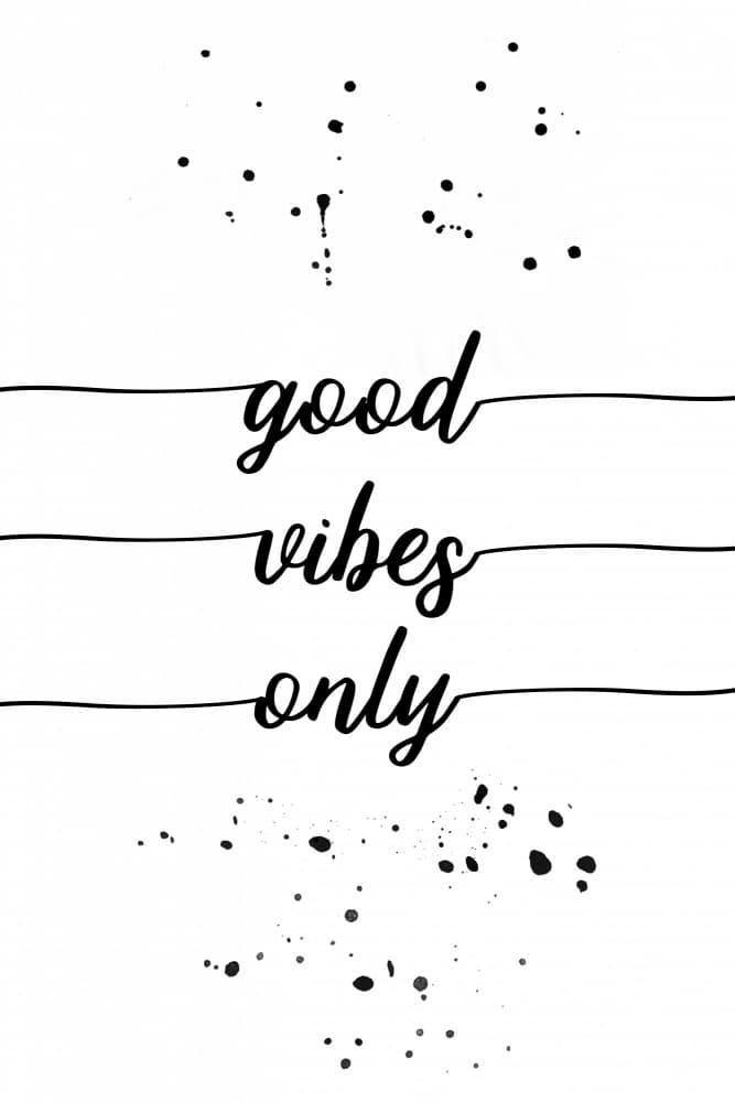 Good Vibes Only by Melanie Viola — canvas wall art