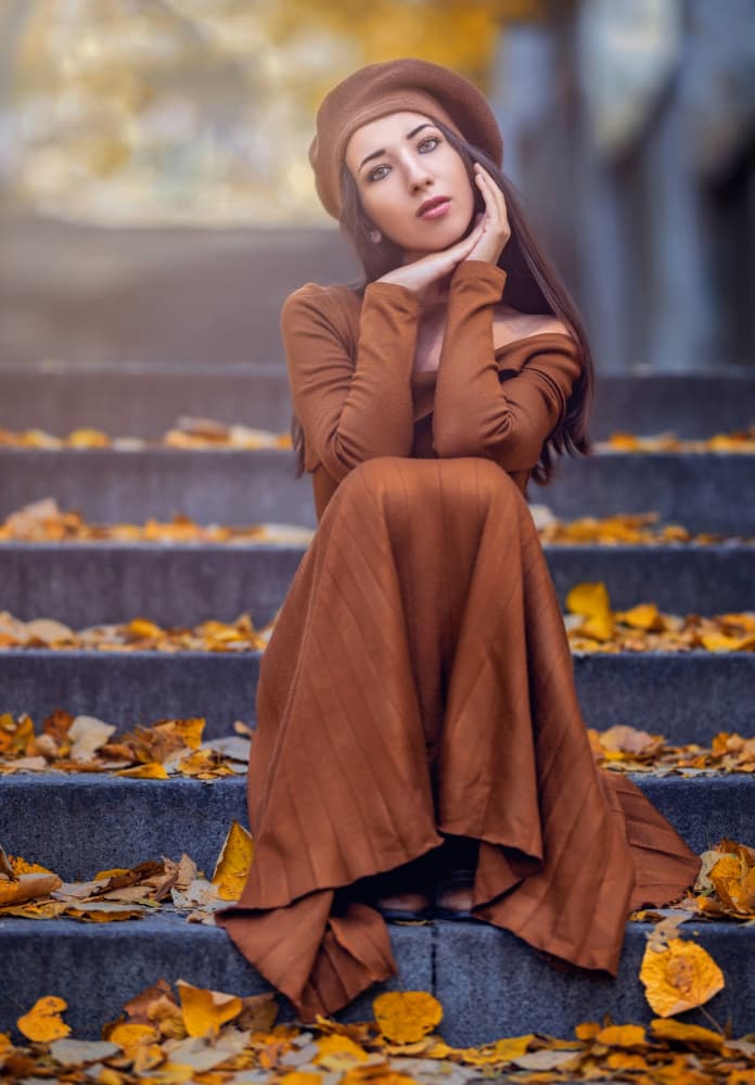 Elegant Autumn Style by Vasil Nanev — canvas wall art