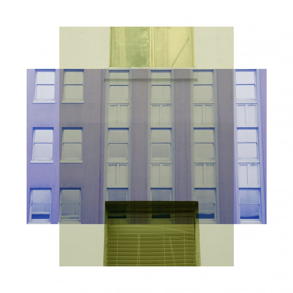 Abstract City Facade by Diana Jahns — canvas wall art