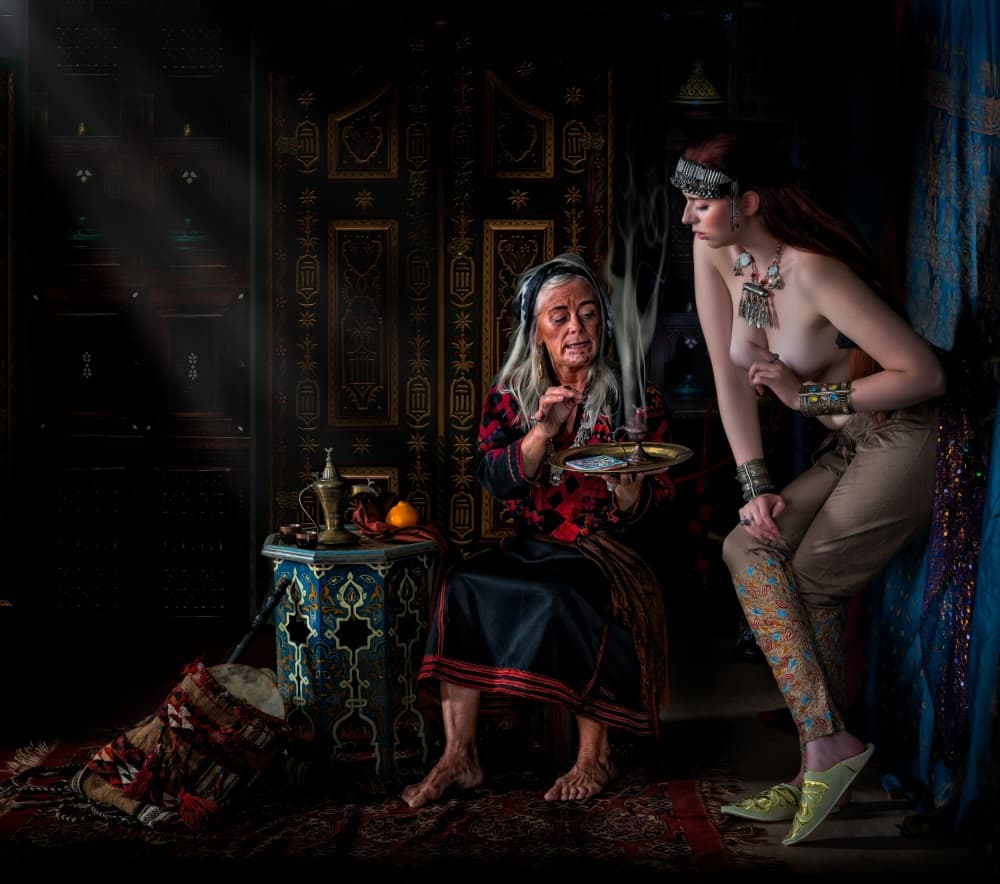 Mystic Fortune Teller by Derek Galon MA FRPS FOPS — canvas wall art