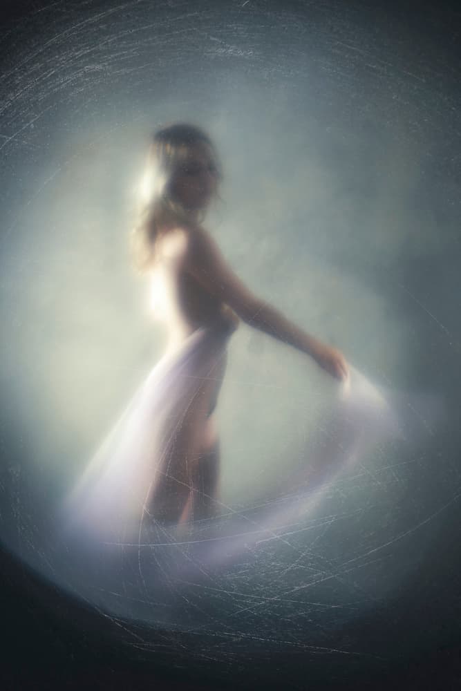 Ethereal Nude Woman by Mel Brackstone — canvas wall art