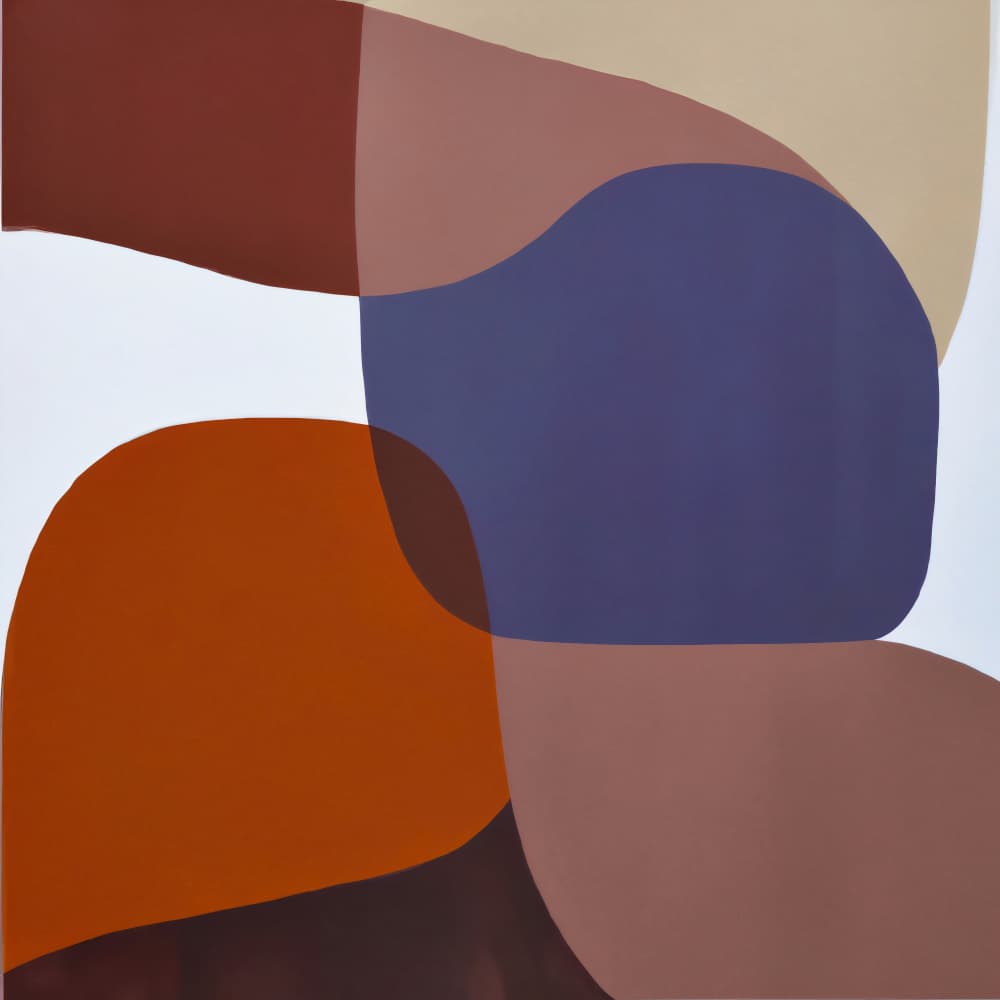 Calm Organic Forms by Merel Takken — canvas wall art