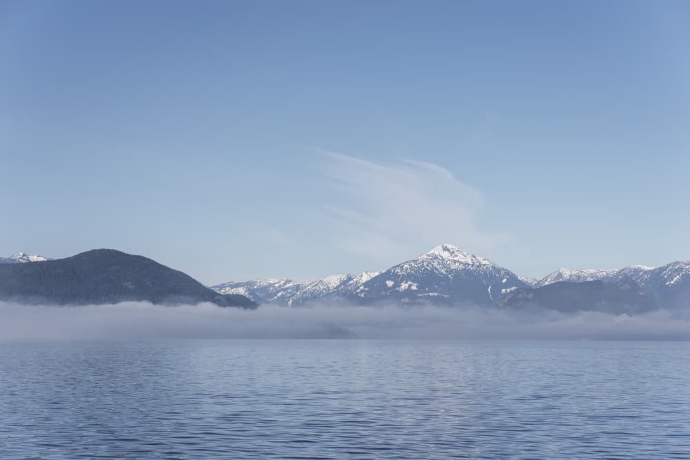 Serene Mountain Waters by Lynann Colligan — canvas wall art